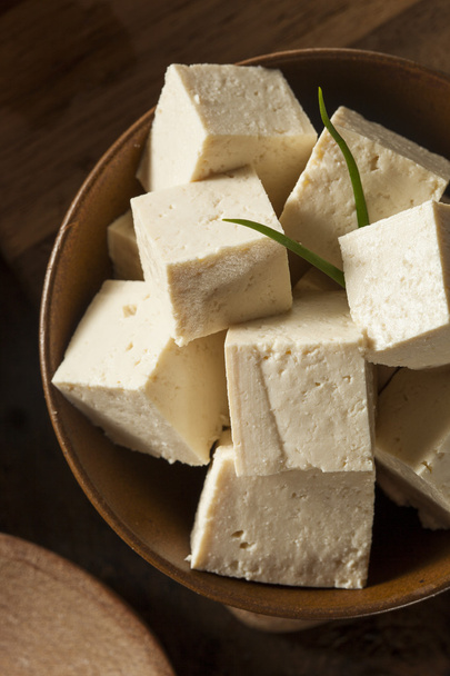Organic Raw Soy Tofu - Foto, afbeelding