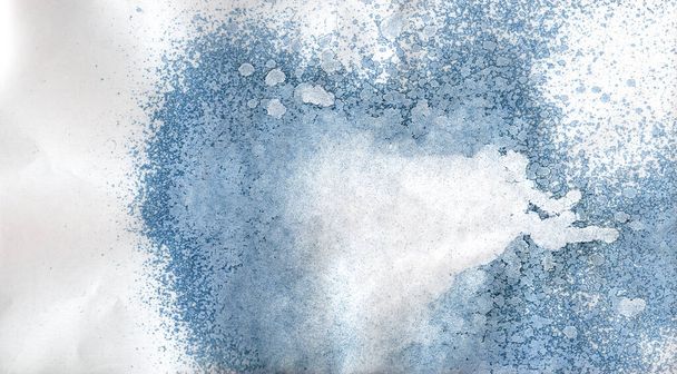 Blue stain texture. Abstract background. - Foto, afbeelding