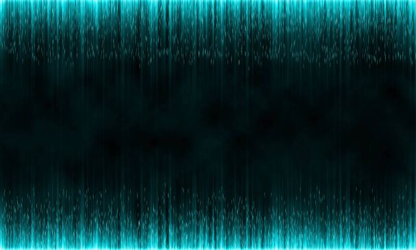 Digital sound wave on black background. High quality photo - Photo, Image