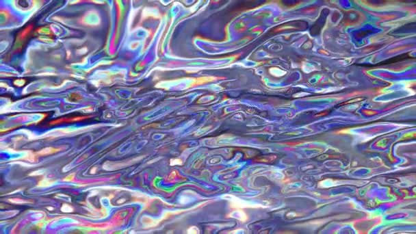 Átlátszó absztrakt refrakciós folyadék textúra hurok - Felvétel, videó