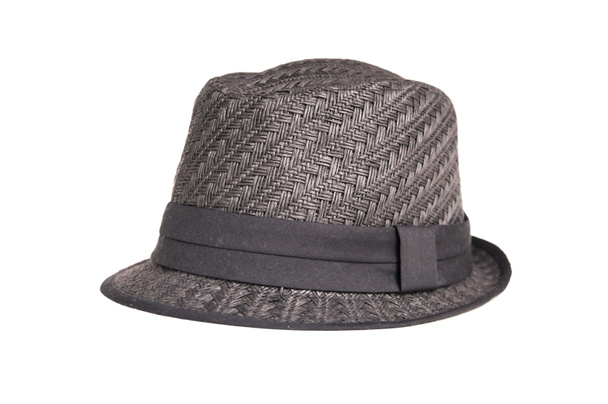 Zwarte hoed van de kant - Foto, afbeelding