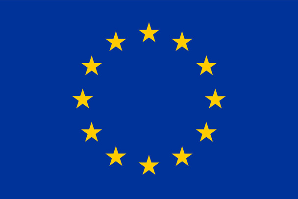 флаг европейского союза - Вектор,изображение