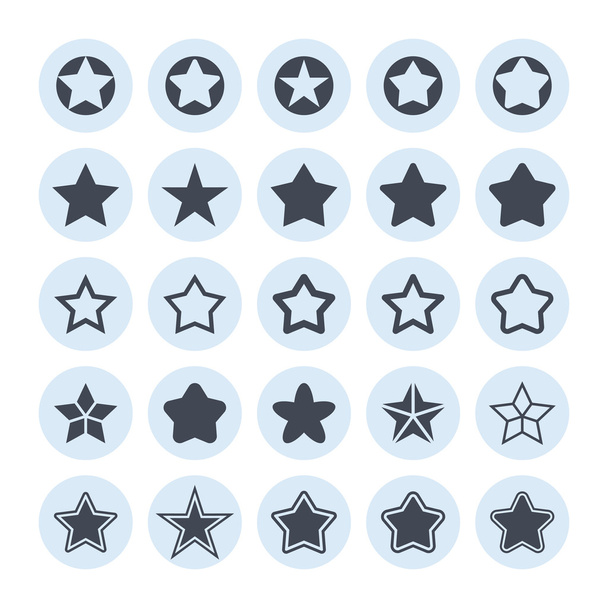 Star icons - Vector, Image