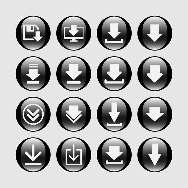 Download icons - Vector, Image
