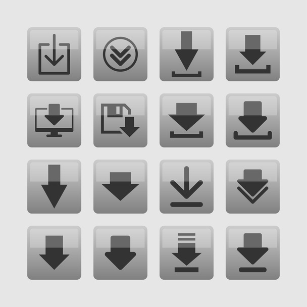 Download icons - Vektor, kép