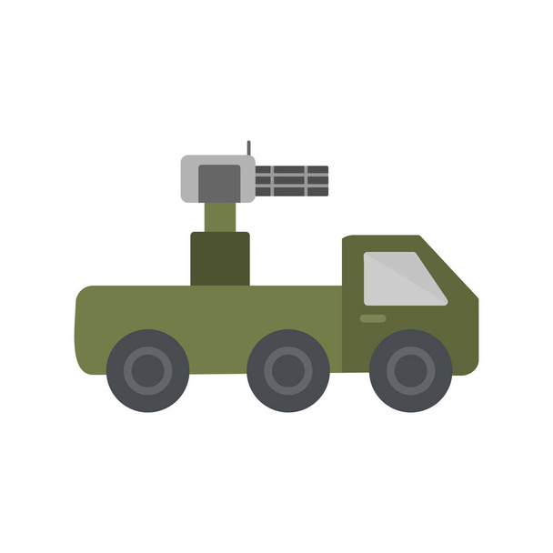 vector illustration of Armored Vehicle - Vektör, Görsel