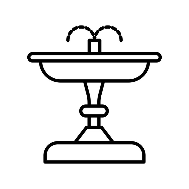 Illustrazione vettore icona fontana
 - Vettoriali, immagini