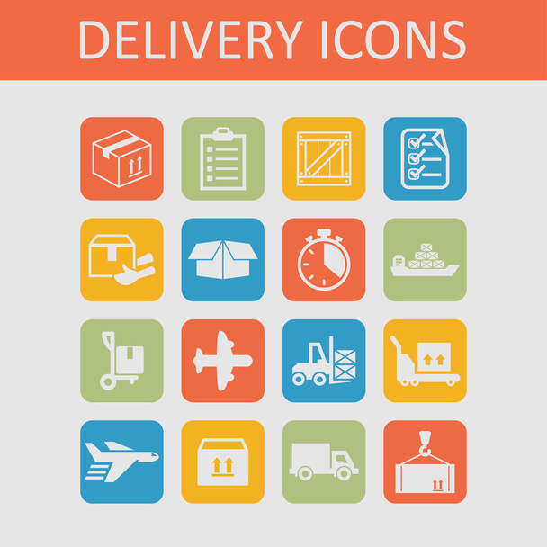 Iconos de entrega
 - Vector, Imagen