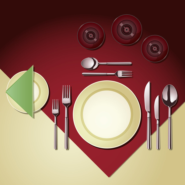 Place Setting - Vector, Image