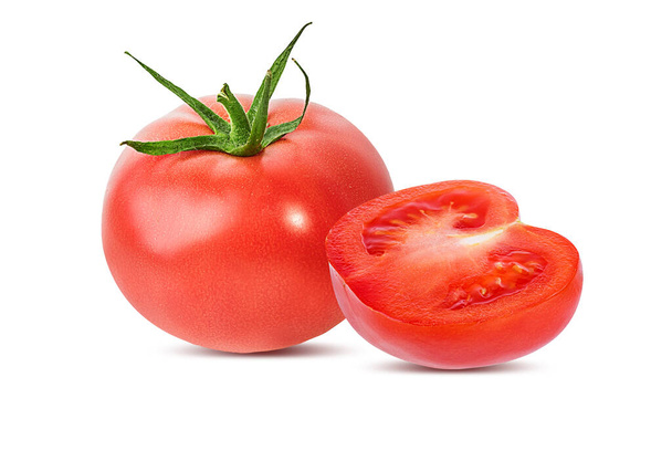 tomaatti eristetty valkoisella pohjalla  - Valokuva, kuva