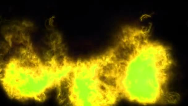 Flammenfarbpartikelanimation Bewegungsgrafik - Filmmaterial, Video