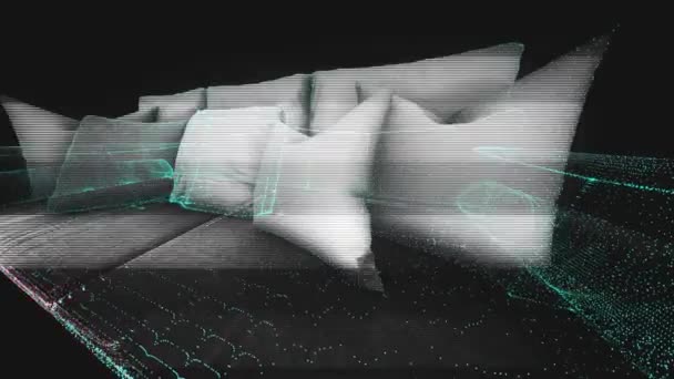 3D animation του Ψηφιακού Σαλονιού Έπιπλα Καναπές - Πλάνα, βίντεο