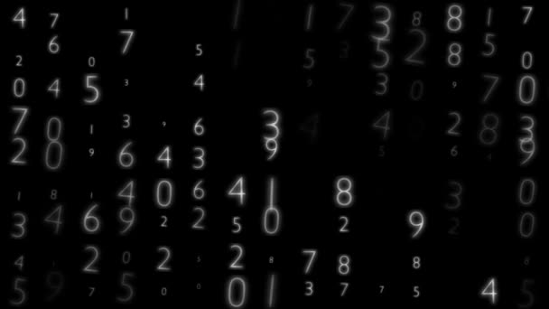 Número de partículas digitais Cyber Motion Graphics - Filmagem, Vídeo