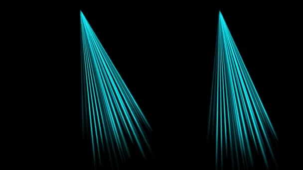 Vaihevalaistus CG valo animaatio liikkeen grafiikka - Materiaali, video