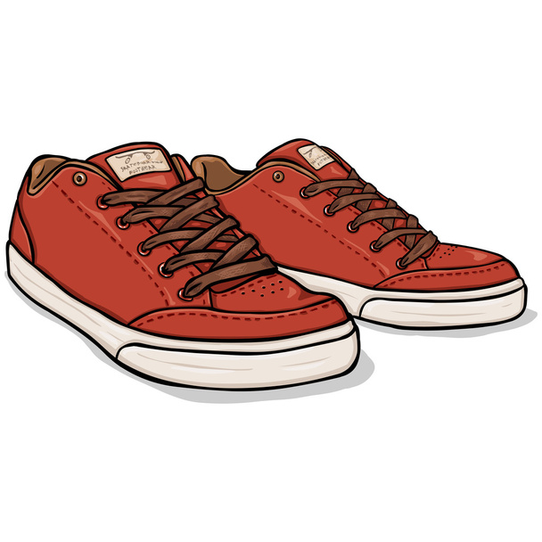 Cartoon Skaters schoenen - Vector, afbeelding