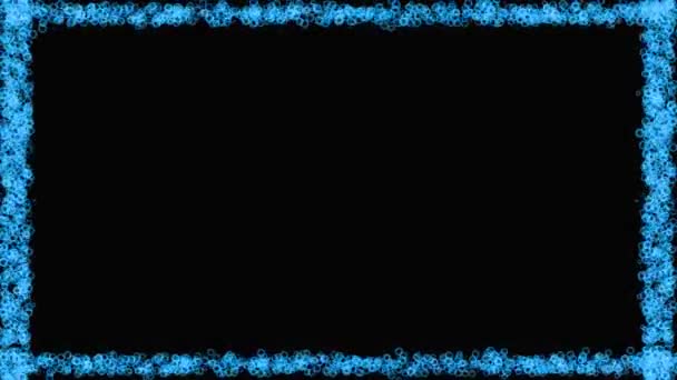 Frame bordure décoration particule animation mouvement graphiques - Séquence, vidéo