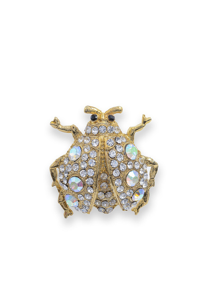 Golden Beetle timantteja valkoisella pohjalla
 - Valokuva, kuva