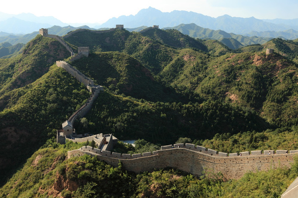 Velká čínská zeď blízko Jinshanling Velká čínská - Fotografie, Obrázek