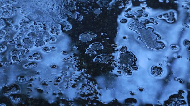 月の水のテクスチャ - 写真・画像