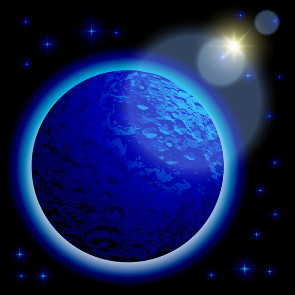 Blue planet - Вектор,изображение