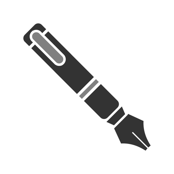 Fountain pen icon vector illustration - Vecteur, image
