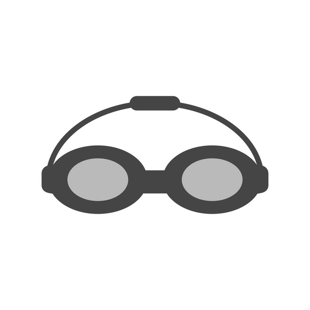 Swimming Glasses. web icon simple illustration of goggles - Vector, Image