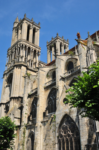France, the historical collegiate church of Mantes la Jolie - Foto, Imagen