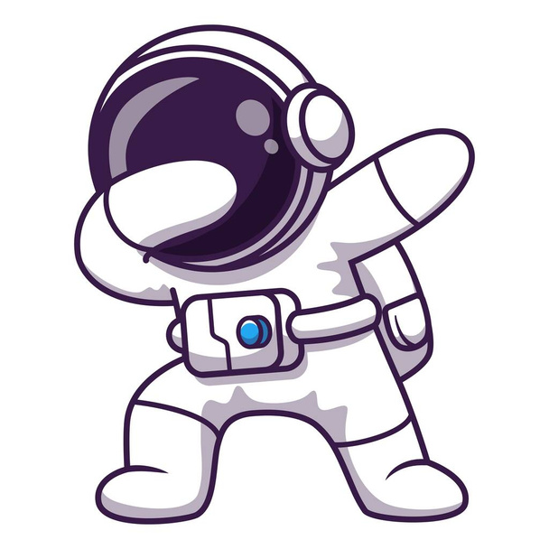 Cute Funny Astronaut Vector & Photo (Free Trial)