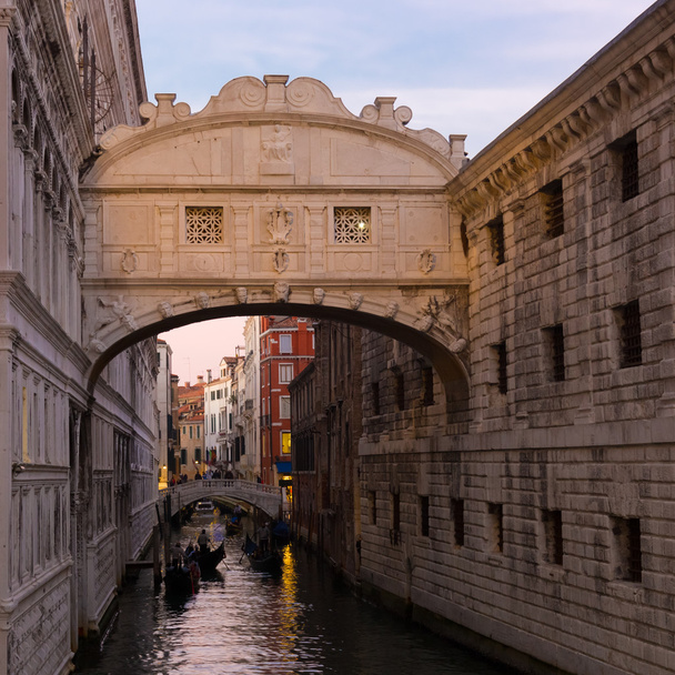 Bridge of Sighs, Velence, Olaszország. - Fotó, kép