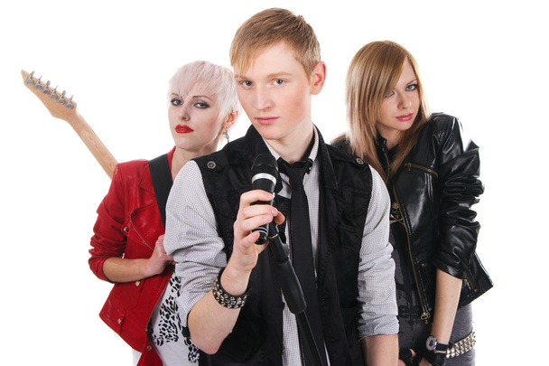Teenage rockband - Foto, afbeelding