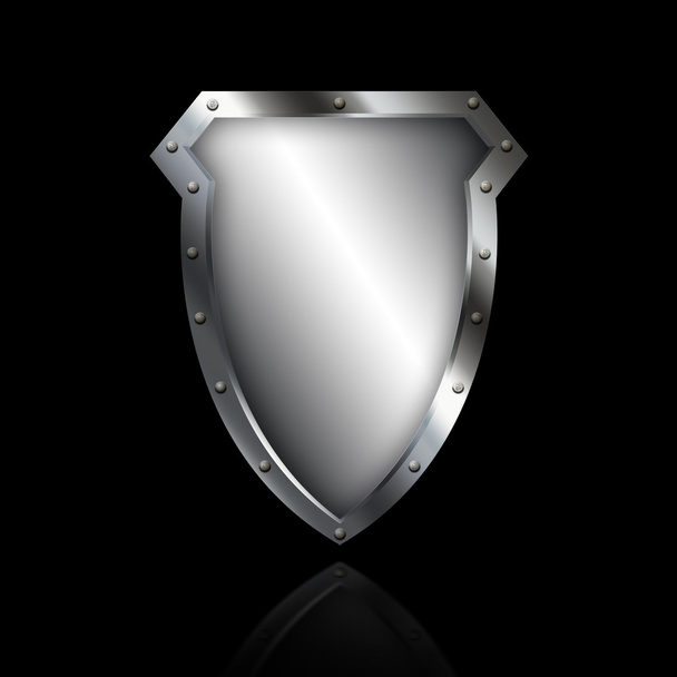 Silver shield. - Foto, imagen