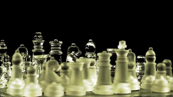 Šachová hra od skla - Záběry, video