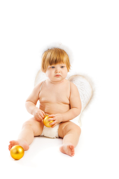 Cute baby angel - Foto, afbeelding