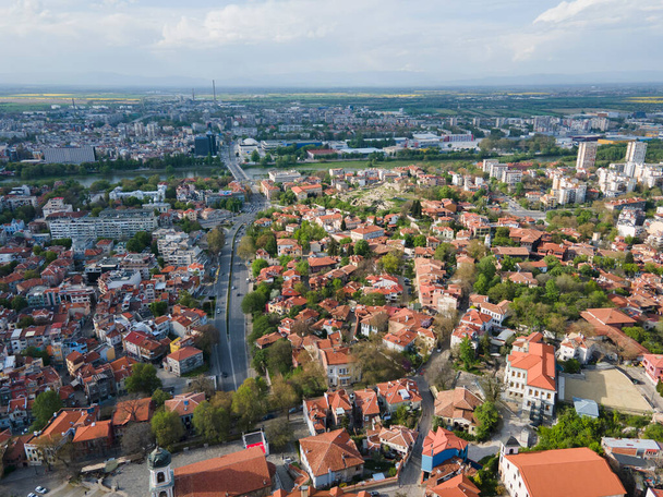 Дивовижний вигляд міста Пловдив (Болгарія). - Фото, зображення