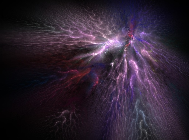 Фиолетовый яркий абстрактный фрактальный эффект светлый фон
 - Фото, изображение