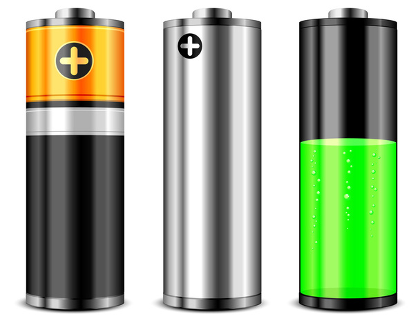 Batteries - Wektor, obraz