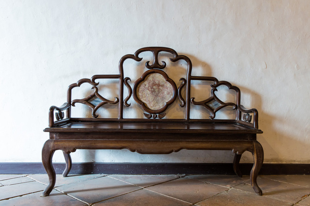 Старинная китайская скамейка
 - Фото, изображение
