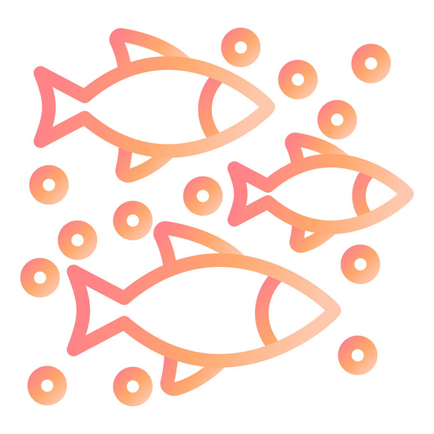 Fische moderne Symbol-Vektor-Illustration  - Vektor, Bild
