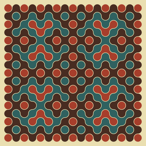 Multicolor truchet baldosas conexiones ilustración - Vector, Imagen