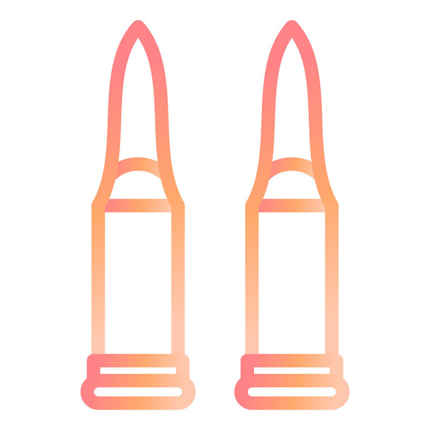 Kogels moderne pictogram vector illustratie  - Vector, afbeelding