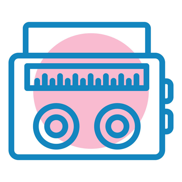 music player. simple illustration - Vector, Image