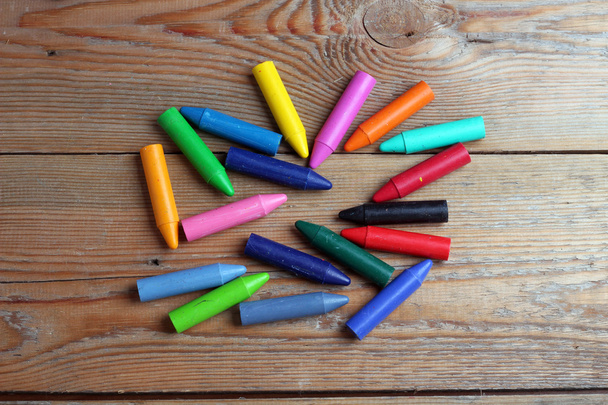 Multicolored crayons - Photo, Image
