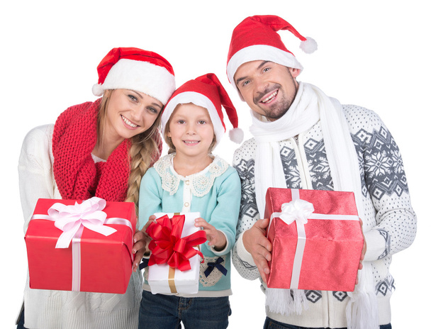 Christmas family - Foto, immagini