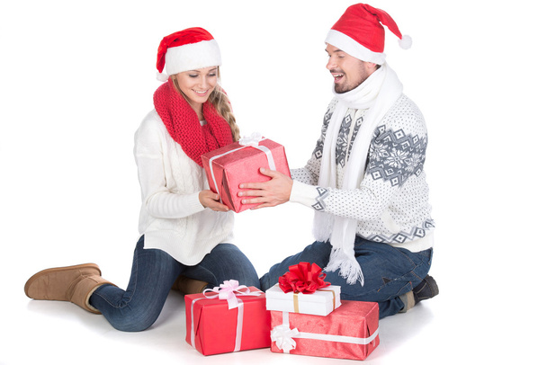 Christmas couple - Foto, Imagem