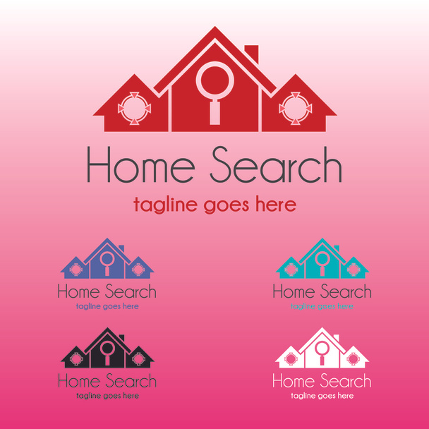 Home zoeken Logo - Vector, afbeelding