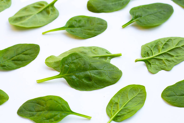 Spinach leaves. Extremely nutrient-rich vegetable - Фото, изображение