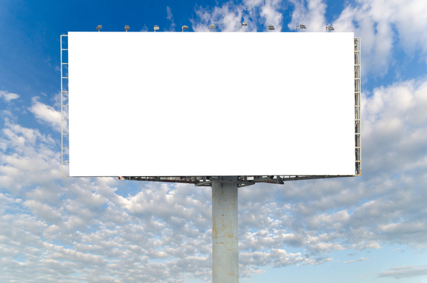 Blank billboard gotowy do reklamy - Zdjęcie, obraz