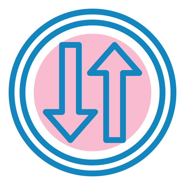 vector illustration of arrows  modern icon - Διάνυσμα, εικόνα