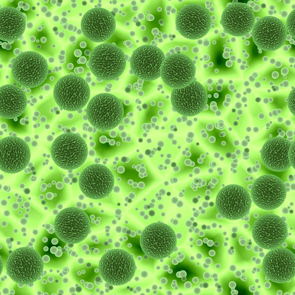 Bakterien oder Virussphären - Foto, Bild