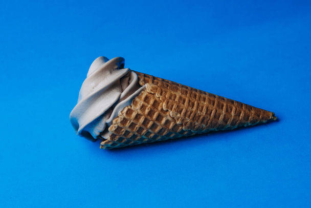  ice cream cone sweet bright colorfully food - Photo, image